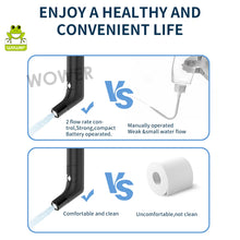 Wower Portable Electric Bidet for Personal Hygiene Cleaning 2.3L Shattaf Rechargeable Travel Camping Bidet Shower Sprayer