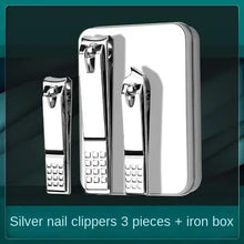 Anti Splash Nail Clipper with Nail Catcher Stainless Steel Fingernails Toenails Cutter Nail Trimmer Manicure Tools Hand Tools