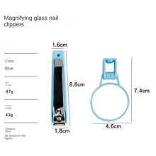 Anti Splash Nail Clipper with Nail Catcher Stainless Steel Fingernails Toenails Cutter Nail Trimmer Manicure Tools Hand Tools