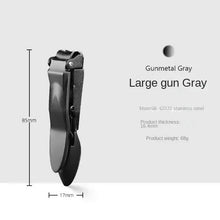 Anti Splash Nail Clipper with Nail Catcher Stainless Steel Fingernails Toenails Cutter Nail Trimmer Manicure Tools Hand Tools