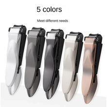 Anti Splash Nail Clipper with Nail Catcher Stainless Steel Fingernails Toenails Cutter Nail Trimmer Manicure Tools Hand Tools