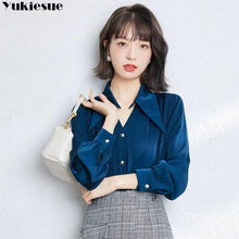 2023 Spring shirt Elegant OL Chic Turn-down Collar Long Sleeve tops Women's Top Blouse women shirts and blouses Female Clothing