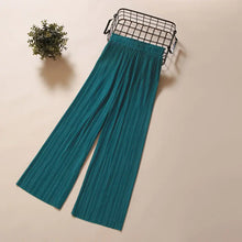 Pants for Women Casual Loose Trendy Wide Leg Miyake High Waist Drape Pleated Korean Suit Aesthetic Straight Folds Sag Summer New