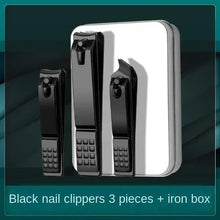 Anti Splash Nail Clipper with Nail Catcher Stainless Steel Fingernails Toenails Cutter Nail Trimmer Manicure Tools Hand Tools