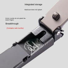 Anti Splash Nail Clipper with Nail Catcher Stainless Steel Fingernails Toenails Cutter Nail Trimmer Manicure Tools Hand Tools