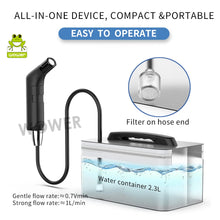 Wower Portable Electric Bidet for Personal Hygiene Cleaning 2.3L Shattaf Rechargeable Travel Camping Bidet Shower Sprayer