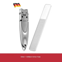Anti Splash Nail Clipper with Nail Catcher Stainless Steel Fingernails Toenails Cutter Nail Trimmer Manicure Tools Hand Tools